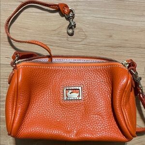 Dooney & Bourke Vibrant Orange Wristlet
